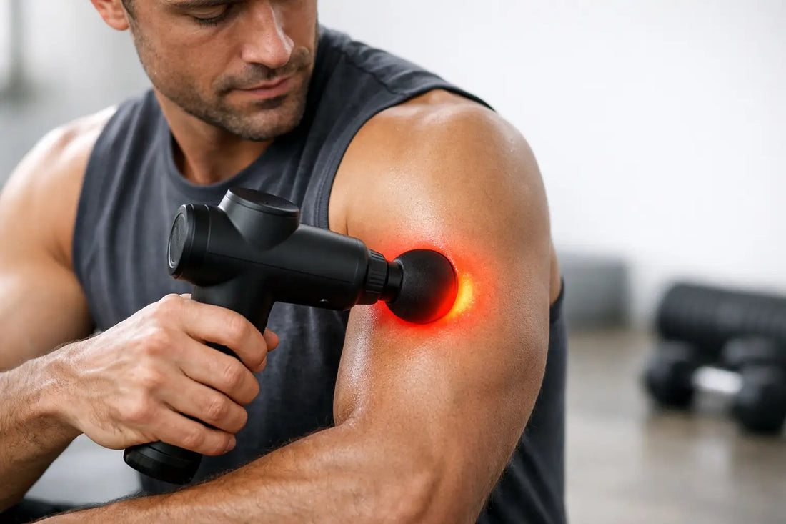 Heated Massage Gun Use for Faster Recovery