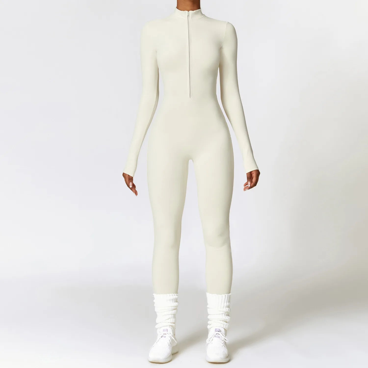 Women'S Clothes Yoga Set Yoga Jumpsuits One Piece Workout Long Sleeve Rompers Sportswear Gym Set Workout Tracksuit Bodysuits