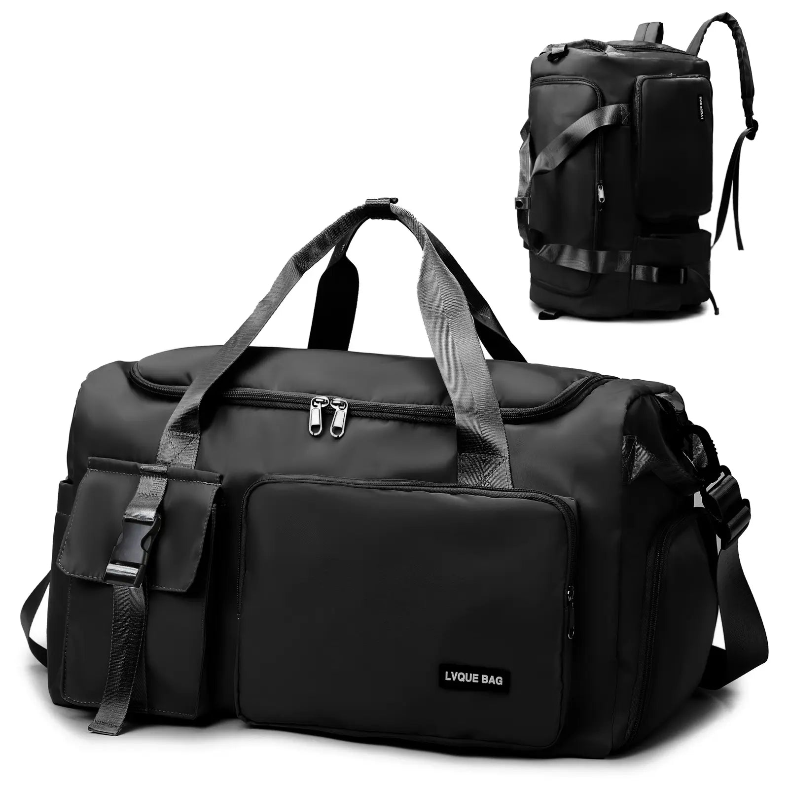 Eslcorri Gym Duffle Bag for Women & Men – Sports Travel Bag with Wet Pocket & Shoe Compartment, Fitness Weekender Bag