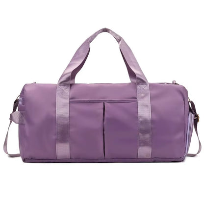 Waterproof Travel Sport Bag Fitness Duffel Gym Bag with Shoe Compartment