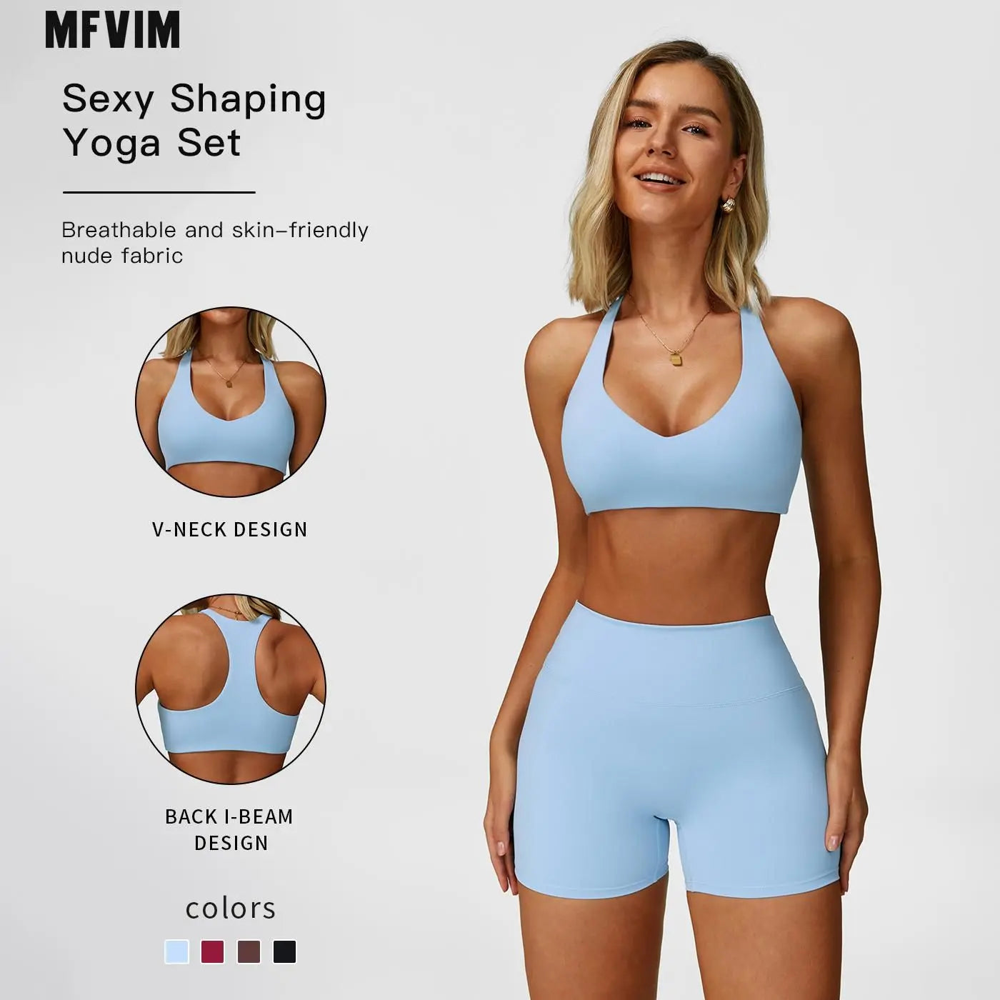 Women's Two-Piece Solid Backless Camisole and High-Waisted Shorts Tracksuit, Sleeveless Spaghetti Strap Crop Top and Fitted Shorts, Versatile Sportswear for Indoor and Outdoor Activities