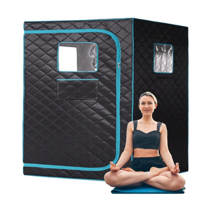 2 Person Steam Sauna Portable Sauna Tent Sauna Home Sauna Kit Whole Body Large Space Spa Steamer Sauna Room