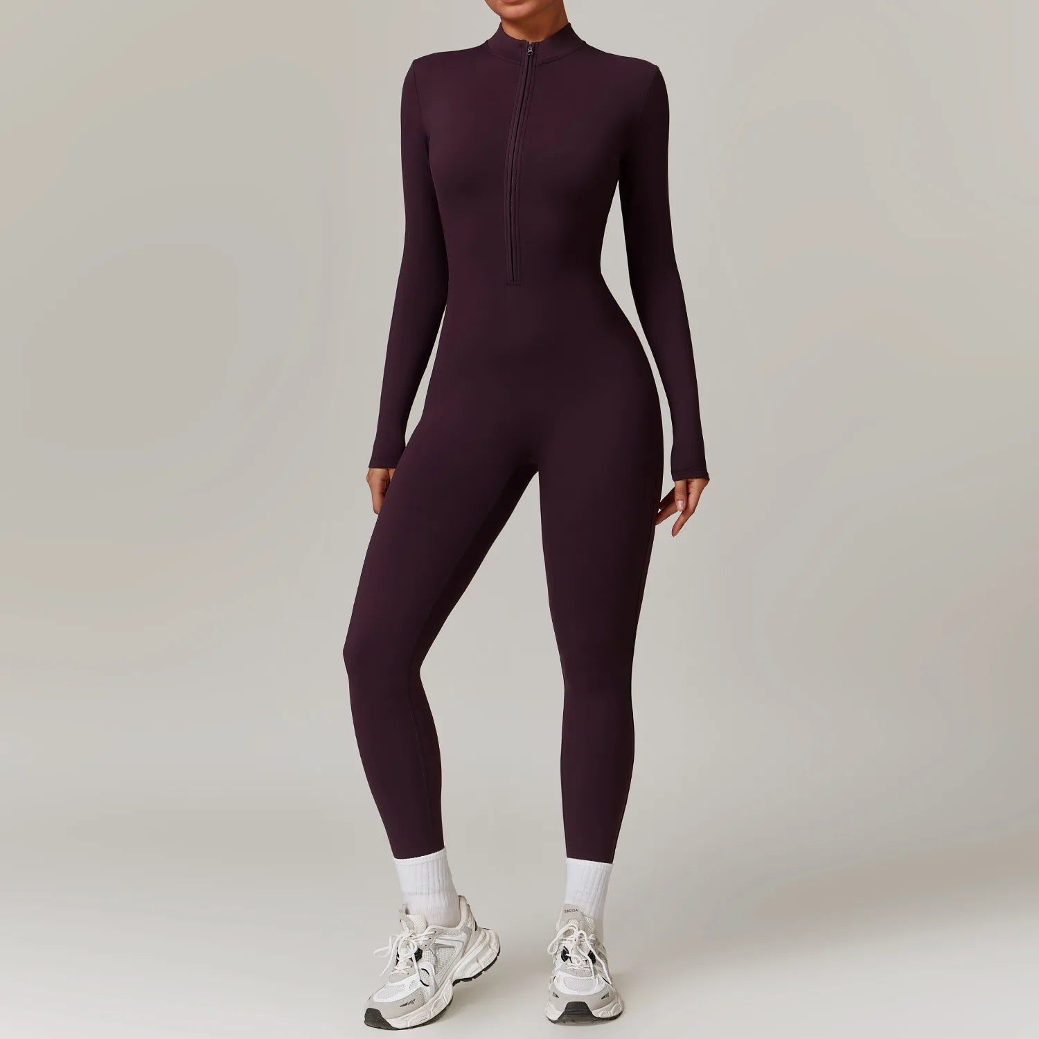 Women'S Clothes Yoga Set Yoga Jumpsuits One Piece Workout Long Sleeve Rompers Sportswear Gym Set Workout Tracksuit Bodysuits