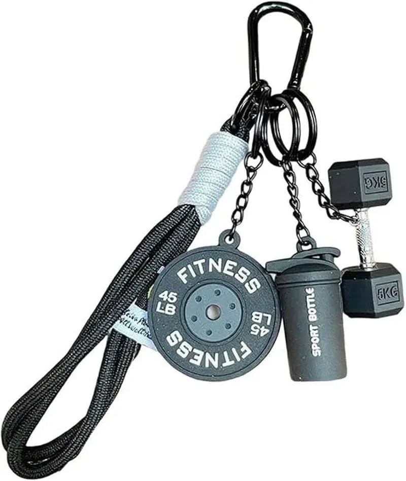 Gym Dumbbell Keychain,Bags Charms Gift for Fitness Women and Men,Cute Car Key Chains Accessories for Gym,Fitness Gift