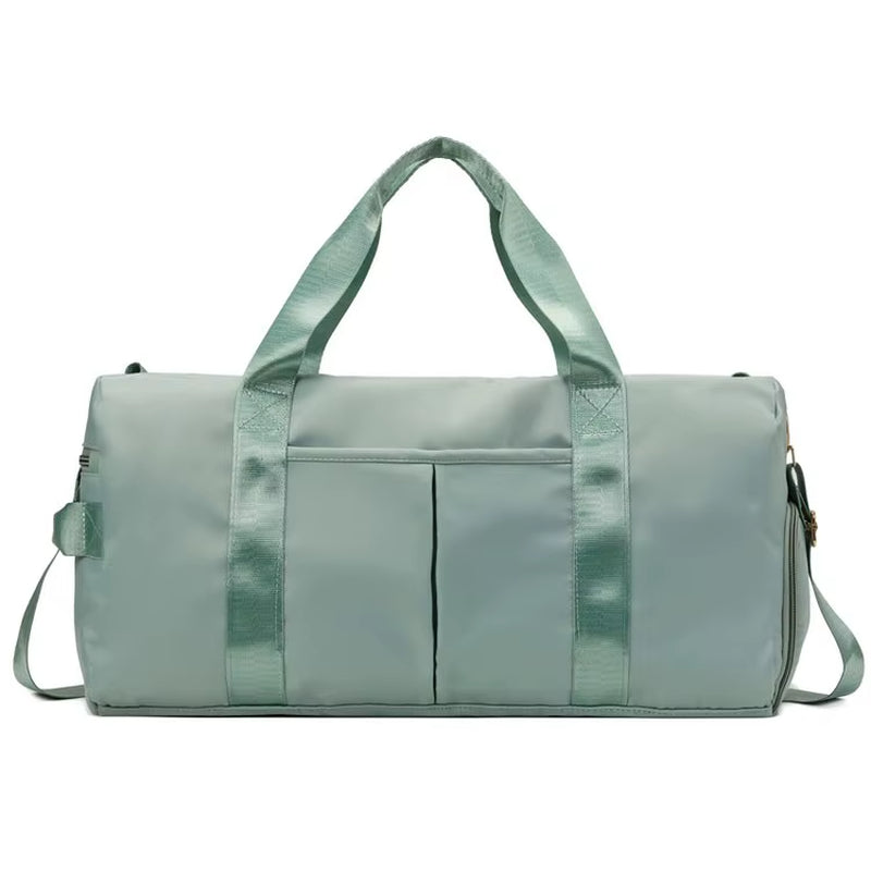 Waterproof Travel Sport Bag Fitness Duffel Gym Bag with Shoe Compartment