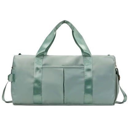 Waterproof Travel Sport Bag Fitness Duffel Gym Bag with Shoe Compartment