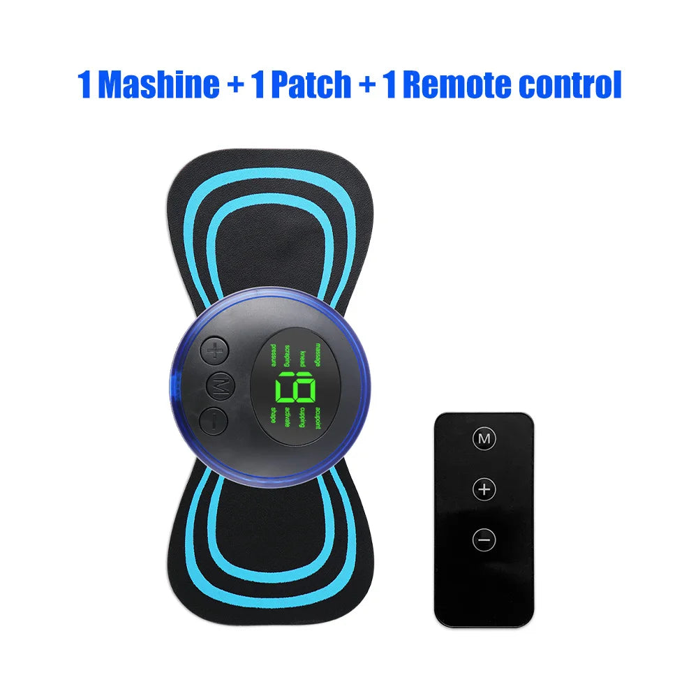 Electric EMS Pulse Neck Massager 8 Mode Back Shoulder Muscle Pain Relief Body Massage Relax Muscle Stimulator Fitness Instrument