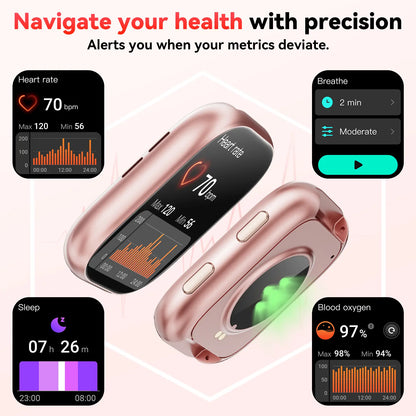 2026 Women's Smartwatch: Fitness Tracker with Call & Message Alerts, 100+ Sports Modes, Customizable Dials - Perfect Gift for Android & iPhone Users!