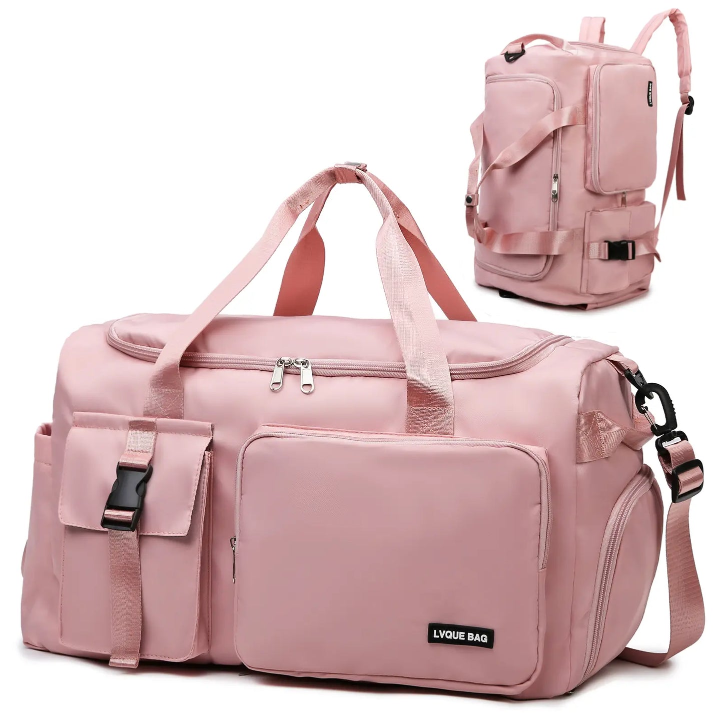 Eslcorri Gym Duffle Bag for Women & Men – Sports Travel Bag with Wet Pocket & Shoe Compartment, Fitness Weekender Bag