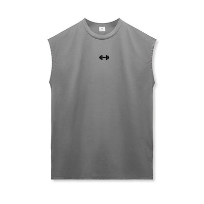 Summer Gym Tank Top Mens Fitness Training Clothing Quick Dry Loose Fit Bodybuilding Sleeveless T Shirts Fashion Basketball Vest