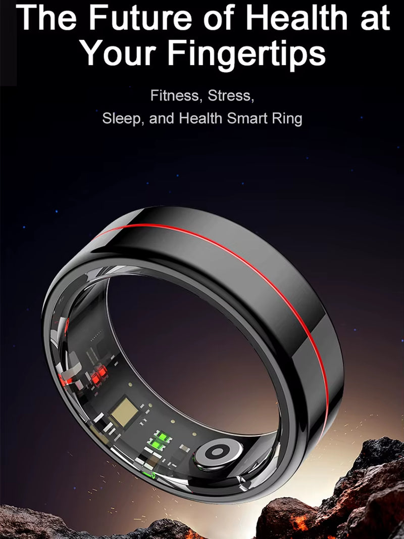 R04 Smart Ring 2025 NEW Men Women Multi Sports Modes Body Temperature HRV Health and Sleep Monitoring Sports Ring