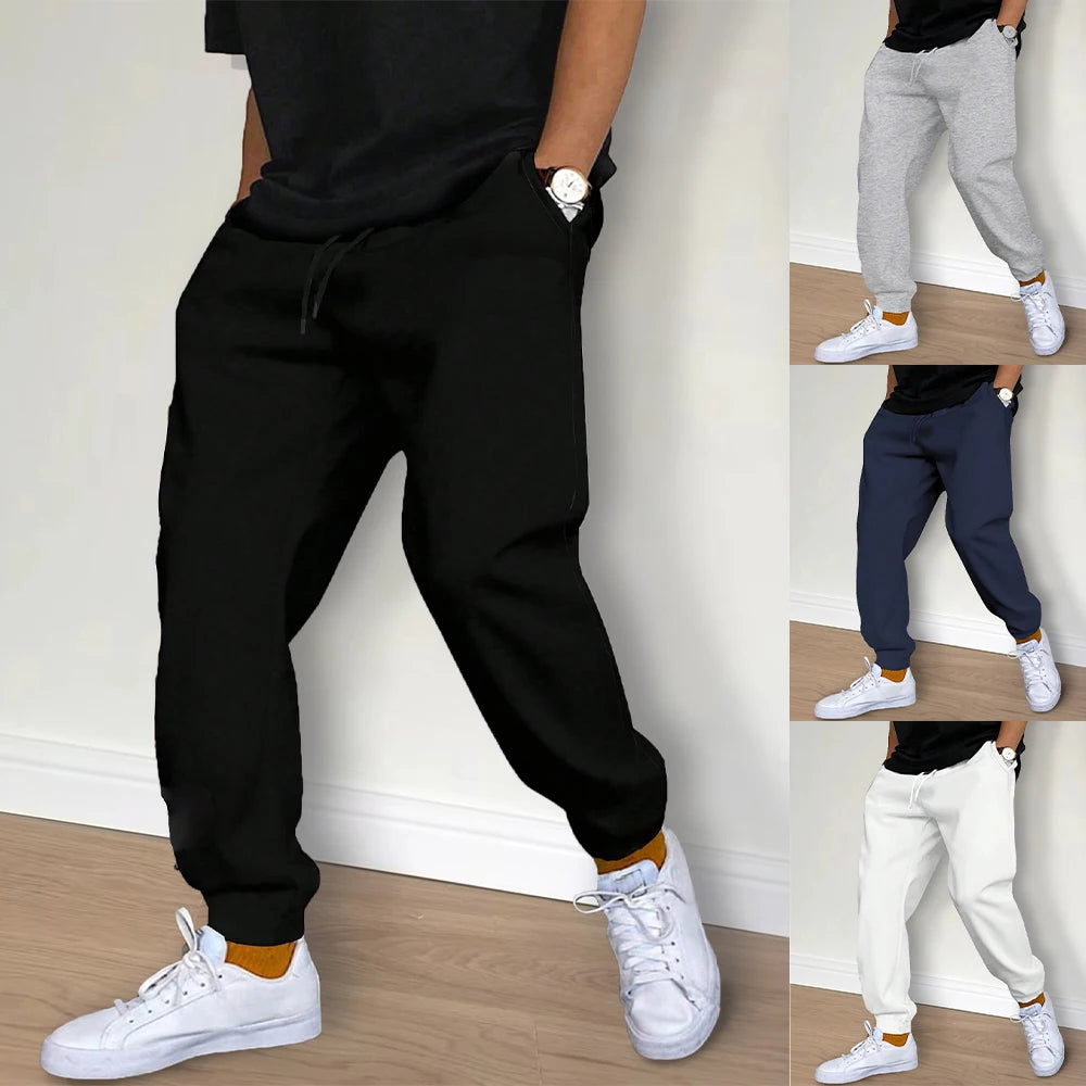 Men'S Pants Casual Fashion Sports Pants Gym Sport Trousers for Men Jogger Sweatpantsrunning Workout Jogging Long Pants