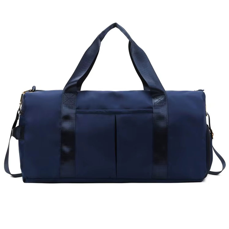 Waterproof Travel Sport Bag Fitness Duffel Gym Bag with Shoe Compartment