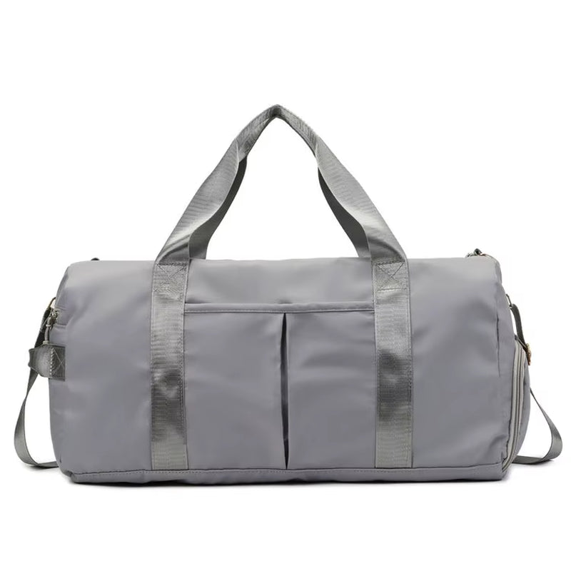 Waterproof Travel Sport Bag Fitness Duffel Gym Bag with Shoe Compartment