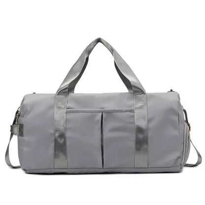 Waterproof Travel Sport Bag Fitness Duffel Gym Bag with Shoe Compartment