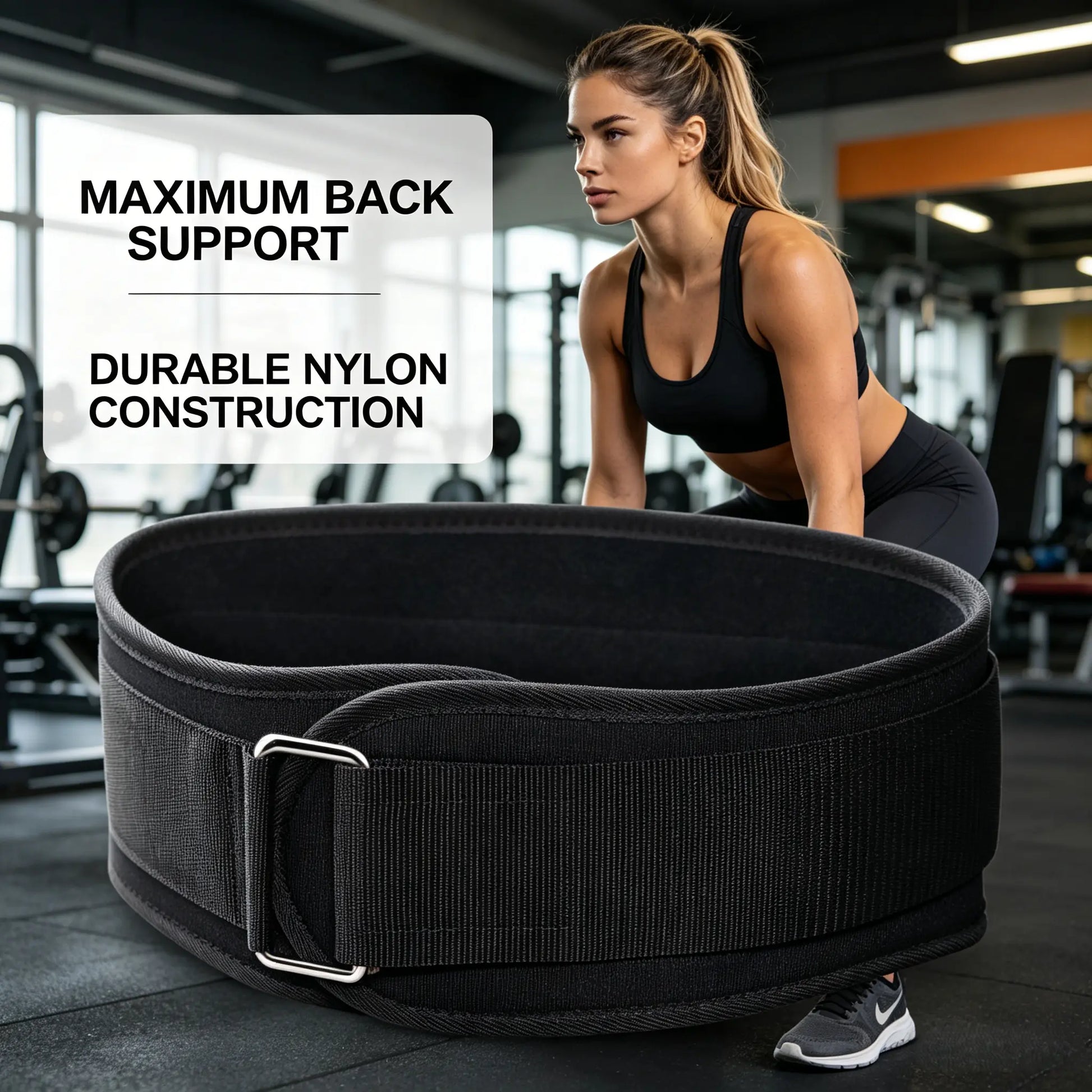 Premium Heavy-Duty Weight Training Belt for Squats and Deadlifts – Innovative Design to Enhance Performance