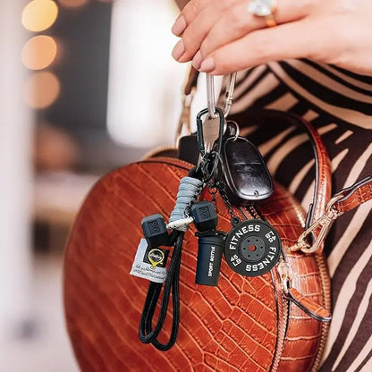 Gym Dumbbell Keychain,Bags Charms Gift for Fitness Women and Men,Cute Car Key Chains Accessories for Gym,Fitness Gift