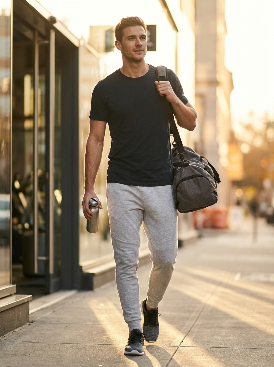 Men's Slim-Fit Gym Sweatpants – Lightweight Training Joggers